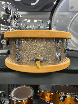 On The Edge 13x6” Ginger Glass Glitter Snare Drum