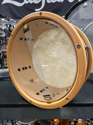 On The Edge 13x6” Ginger Glass Glitter Snare Drum