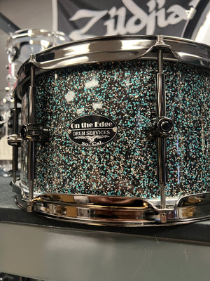 On The Edge 13x6.5” Ocean Spray Galaxy Snare Drum