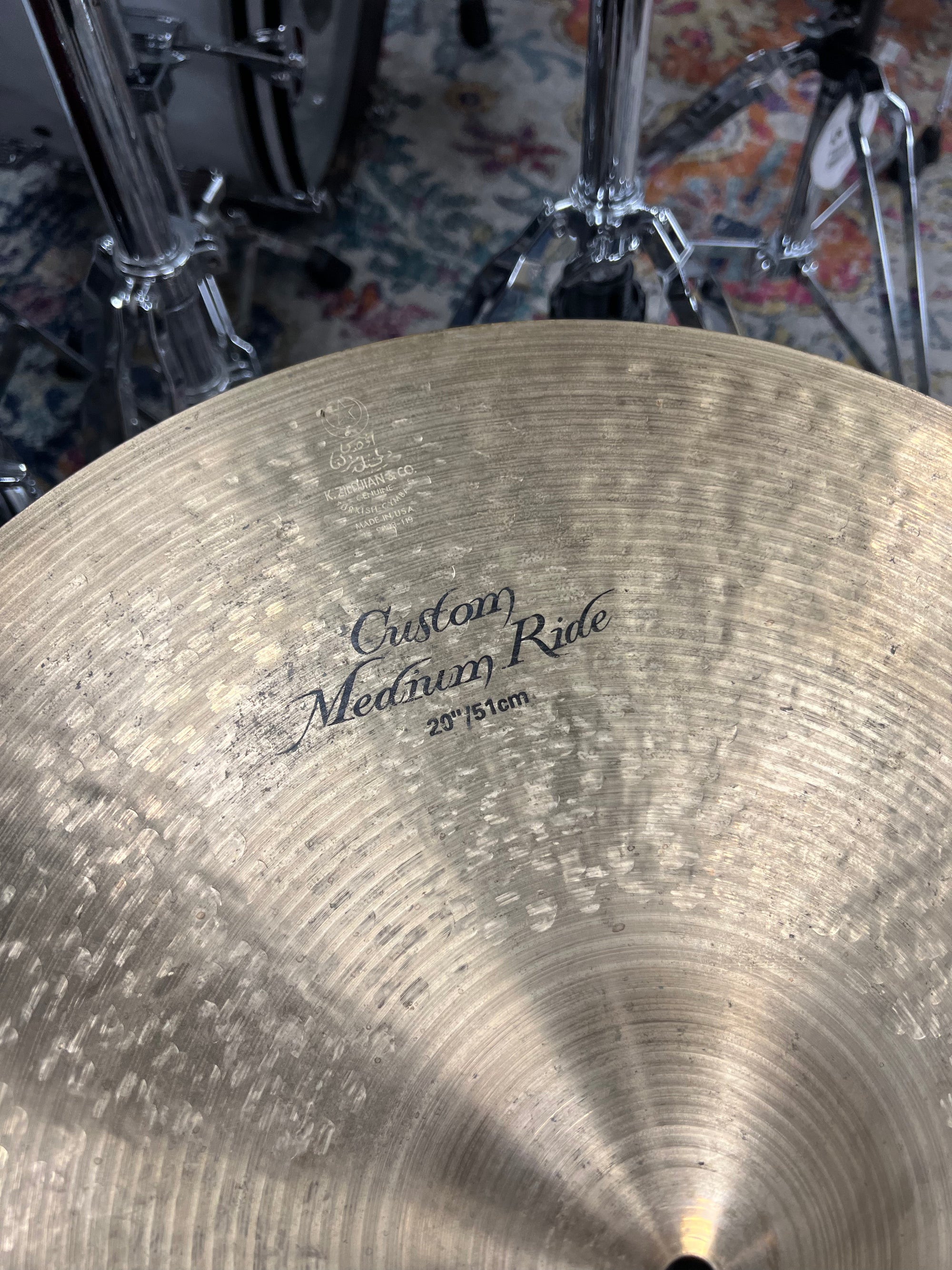 Zildjian 20” K Custom Medium Ride Cymbal