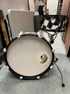 On The Edge Checkerboard 2pc Drum Set