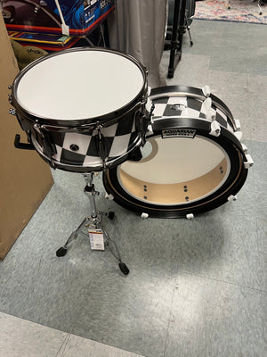 On The Edge Checkerboard 2pc Drum Set