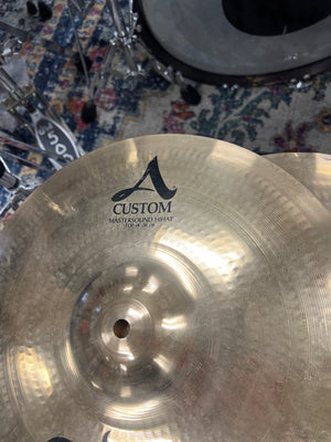 Zildjian 14” A Custom Mastersound hi hat Cymbals