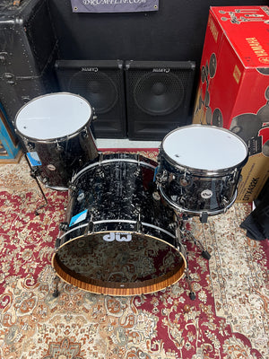 DW Collectors Black Velvet 3pc Drum Set