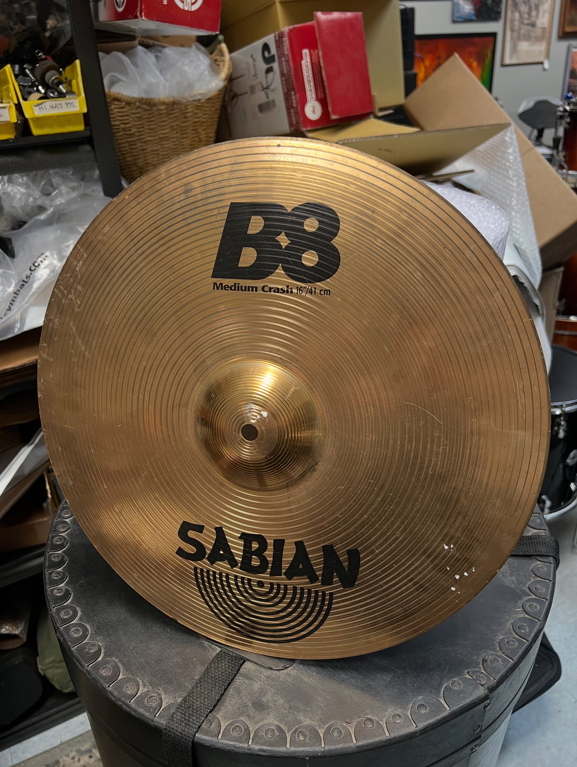Sabian 16” B8 medium crash cymbal