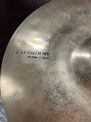 Sabian 14” HHX Evolution Hi hat Cymbals