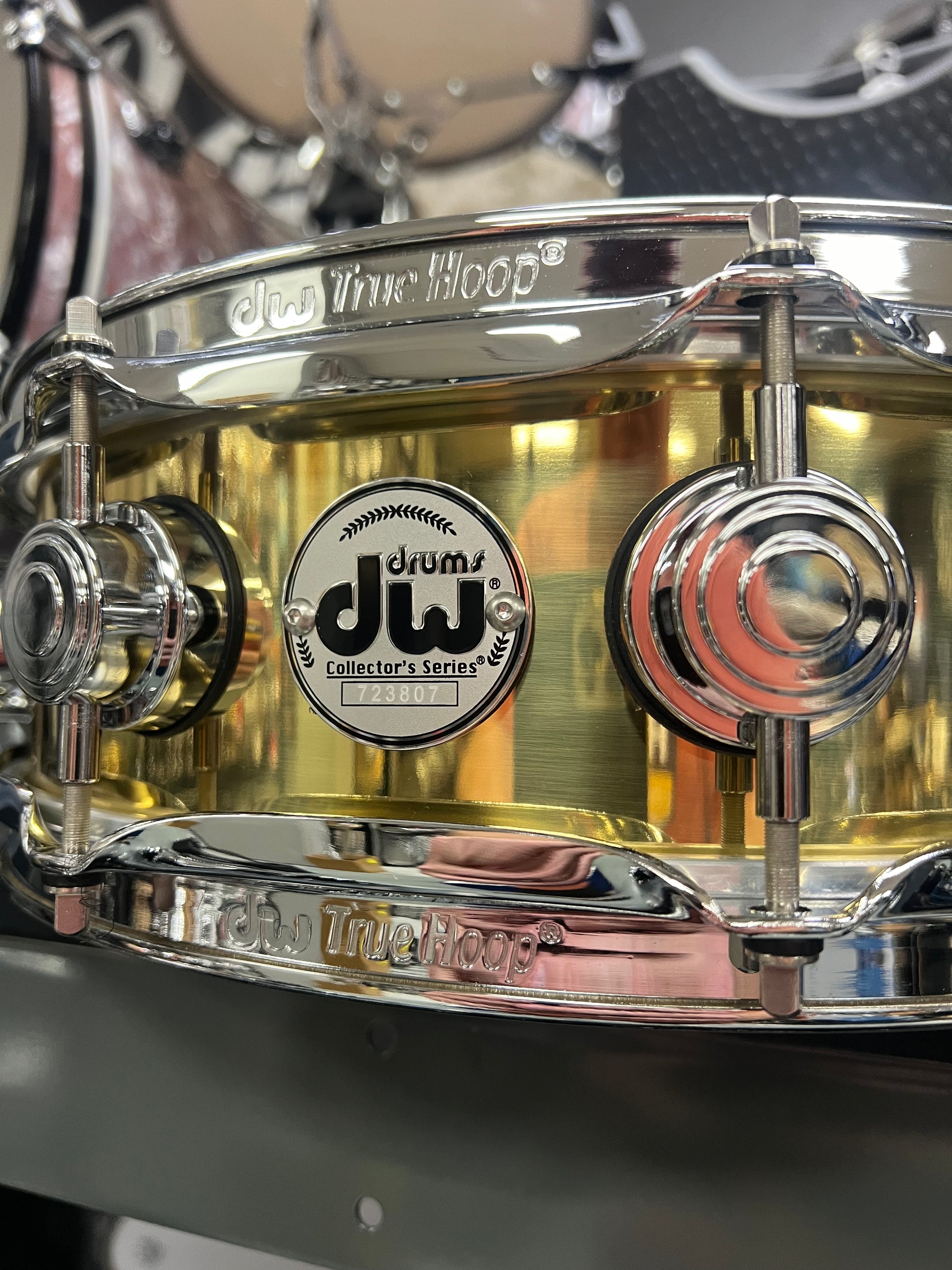 DW Collectors Polished Brass 14x4” Snare Drum