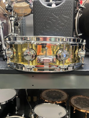 DW Collectors Polished Brass 14x4” Snare Drum
