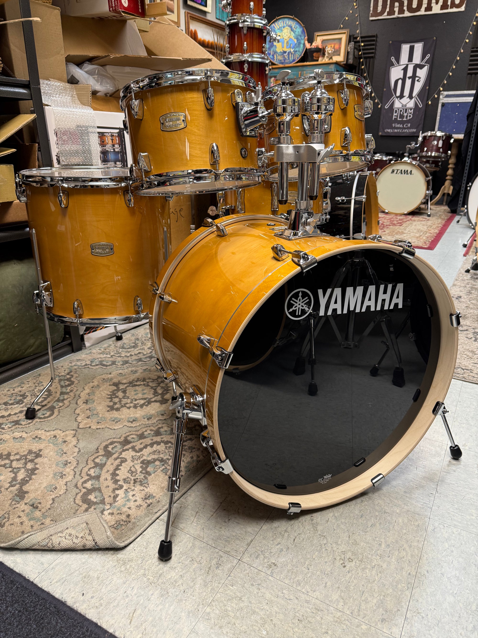 Yamaha Stage Custom 5pc Drum Set