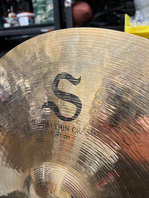 Zildjian 18” S medium thin Crash Cymbal