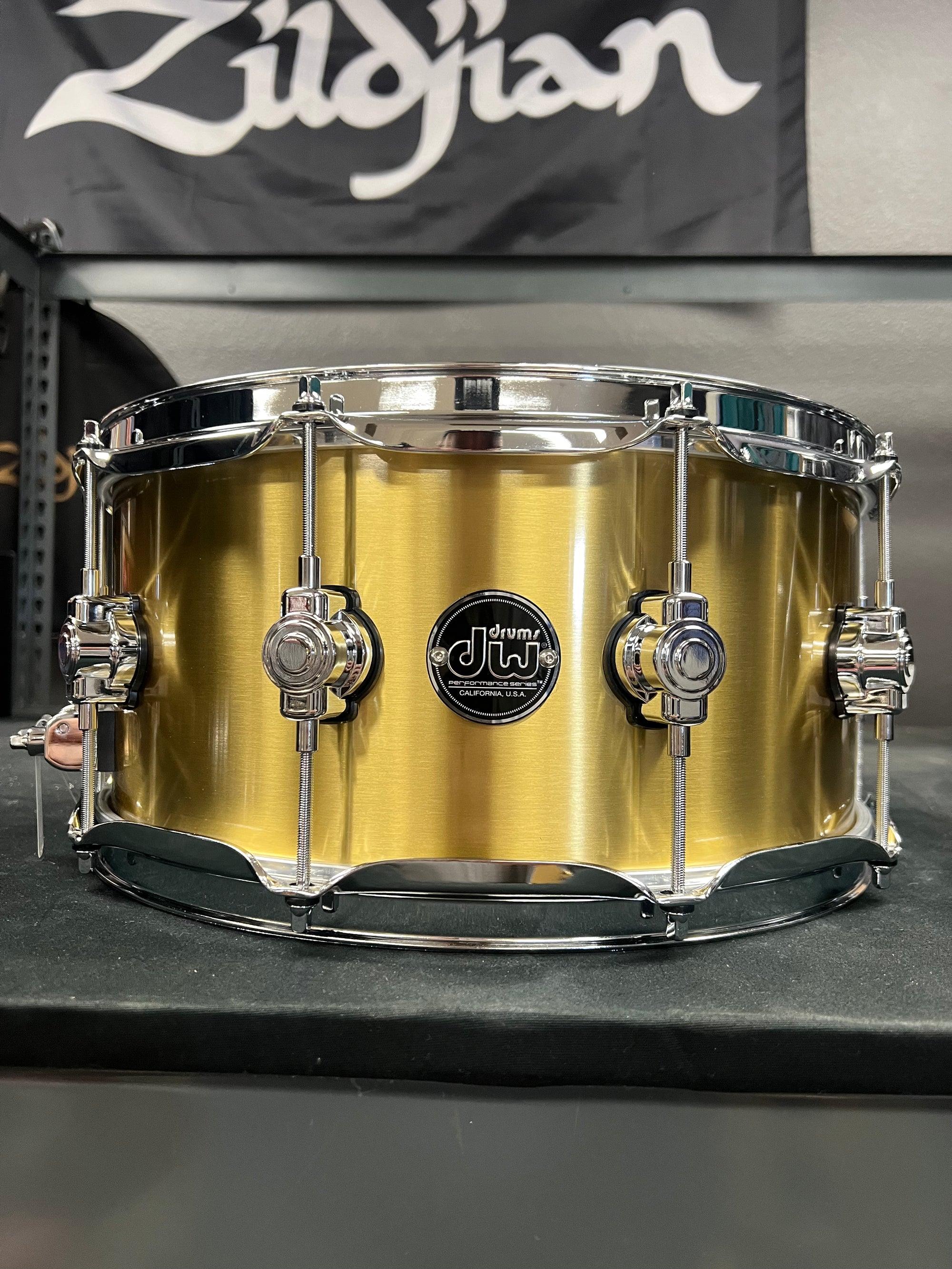 DW 14x6.5” Performance Brass Snare Drum