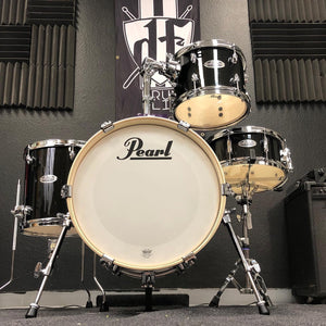 Pearl Midtown Black Gold Sparkle 4pc Drum Set