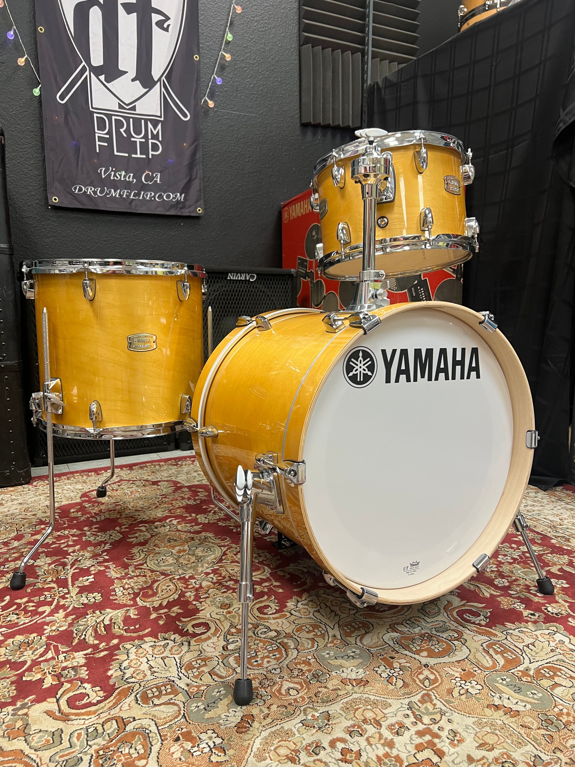 Yamaha Stage Custom Birch Natural Wood Bop Kit