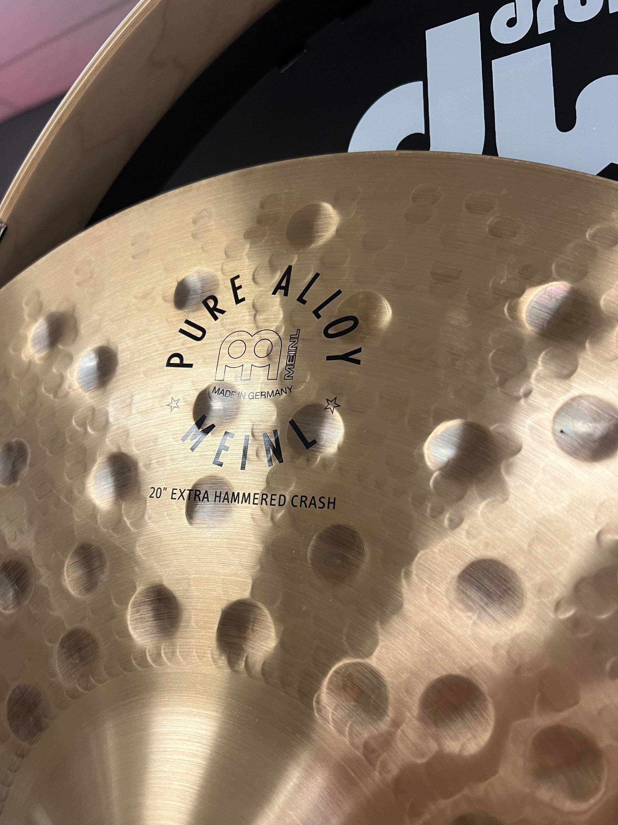 Meinl 20” Pure Alloy Extra Hammered Crash Cymbal