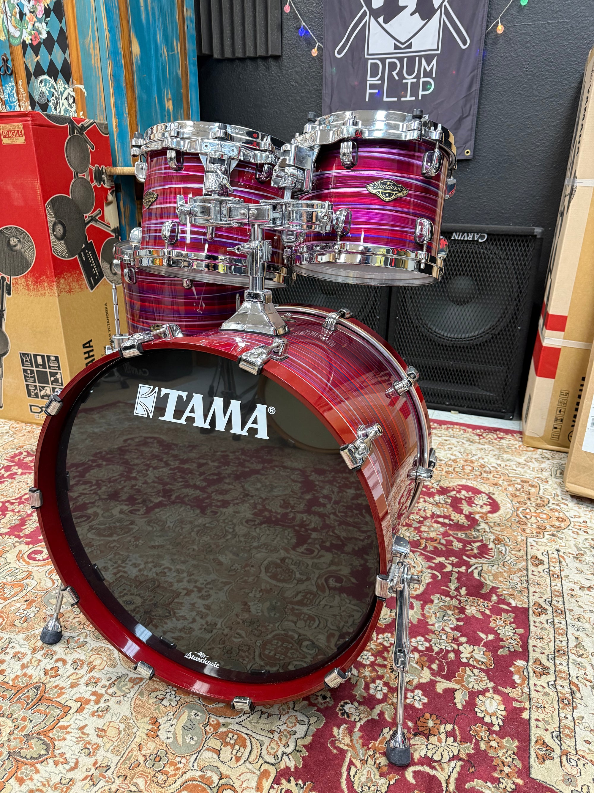 Tama Starclassic Ocean Phantasm Oyster 4pc Drum Set