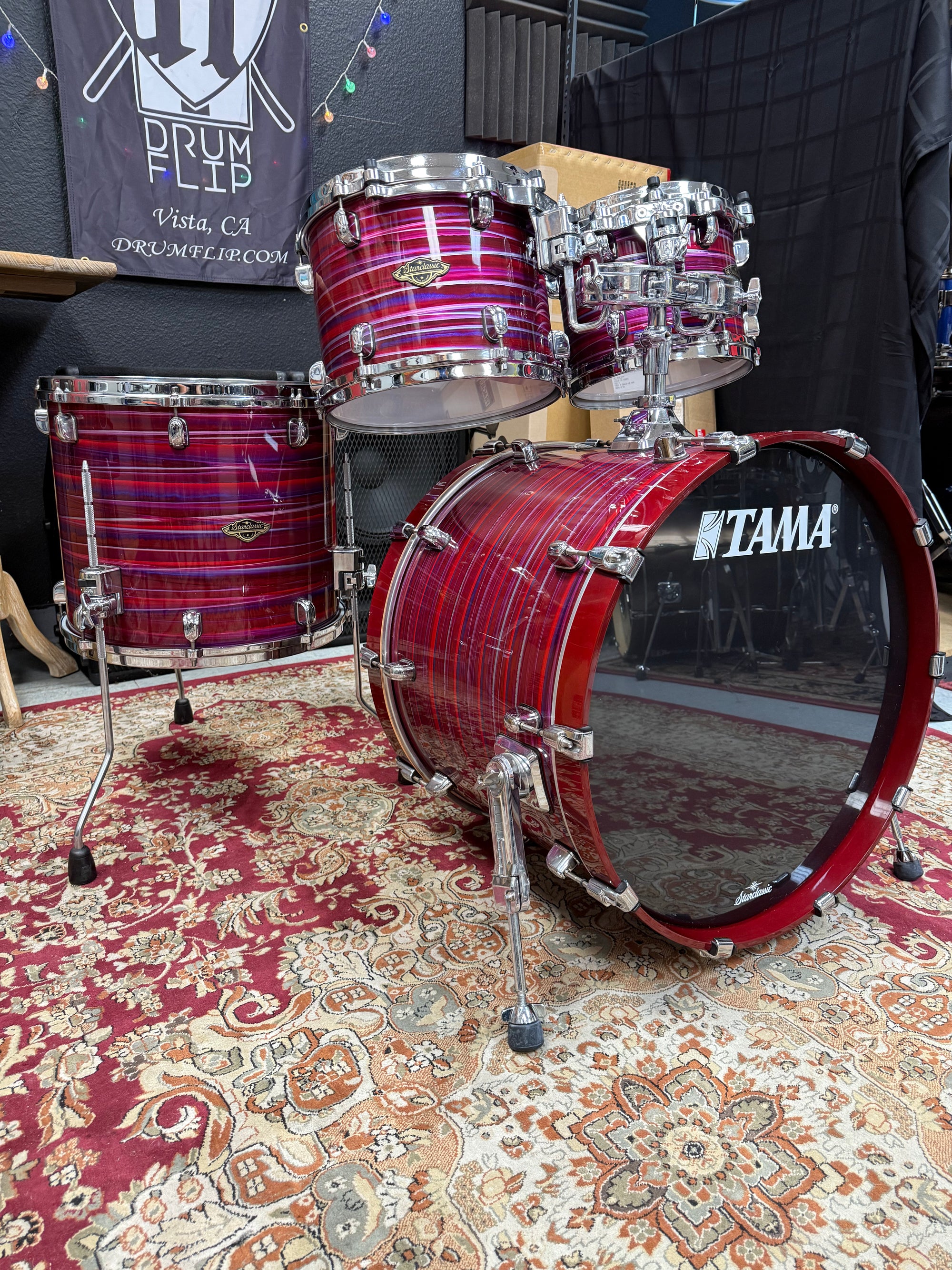 Tama Starclassic Ocean Phantasm Oyster 4pc Drum Set