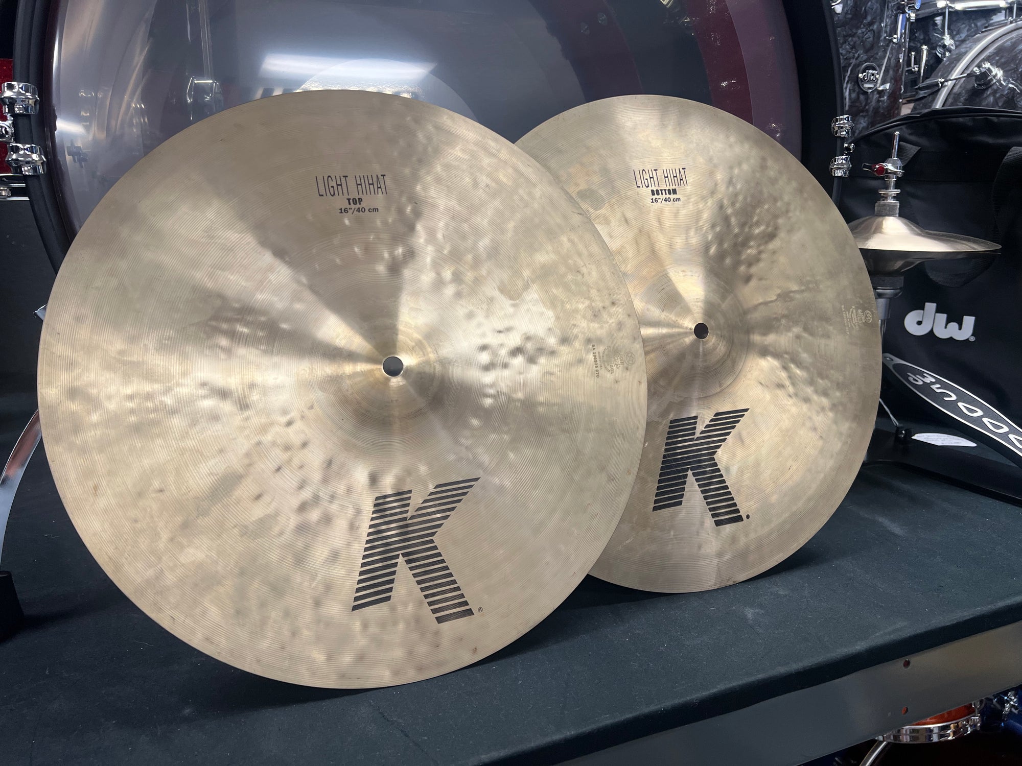 Zildjian 16” K Light Hi Hat Cymbals