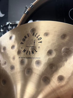 Meinl 18” Pure Alloy Extra Hammered Crash Cymbal