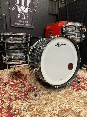 Ludwig Legacy Mahigany Vintage Black Pearl Pro Beat 24,16,13