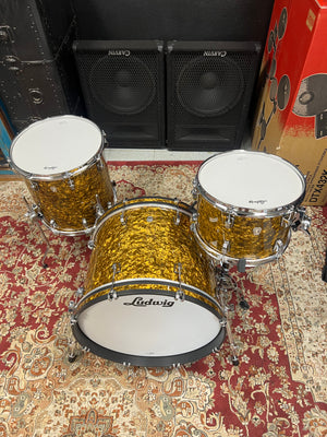 Ludwig NueSonic 3pc Drum Set Butterscotch Pearl