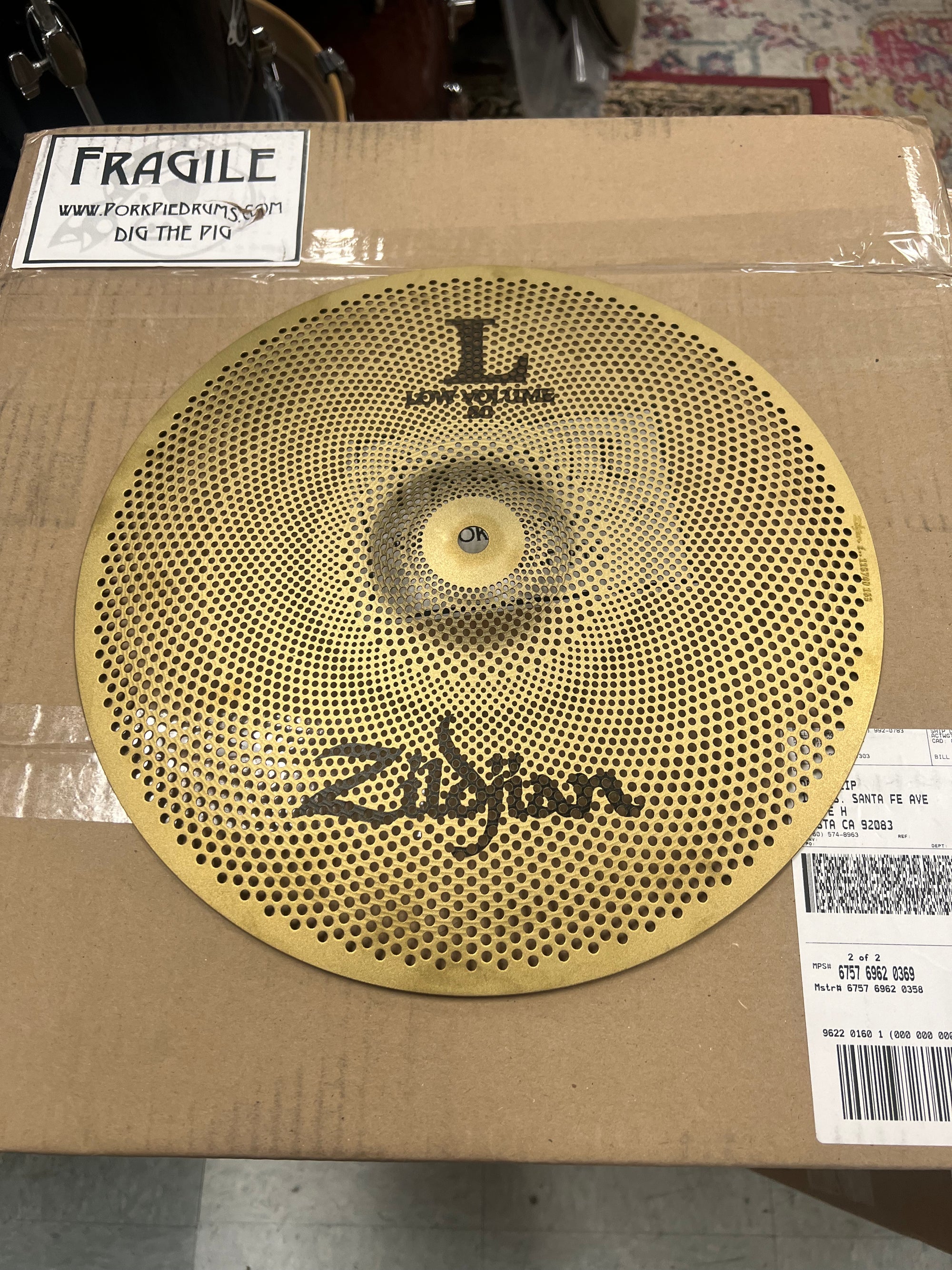 Zildjian 14” Low volume crash cymbal