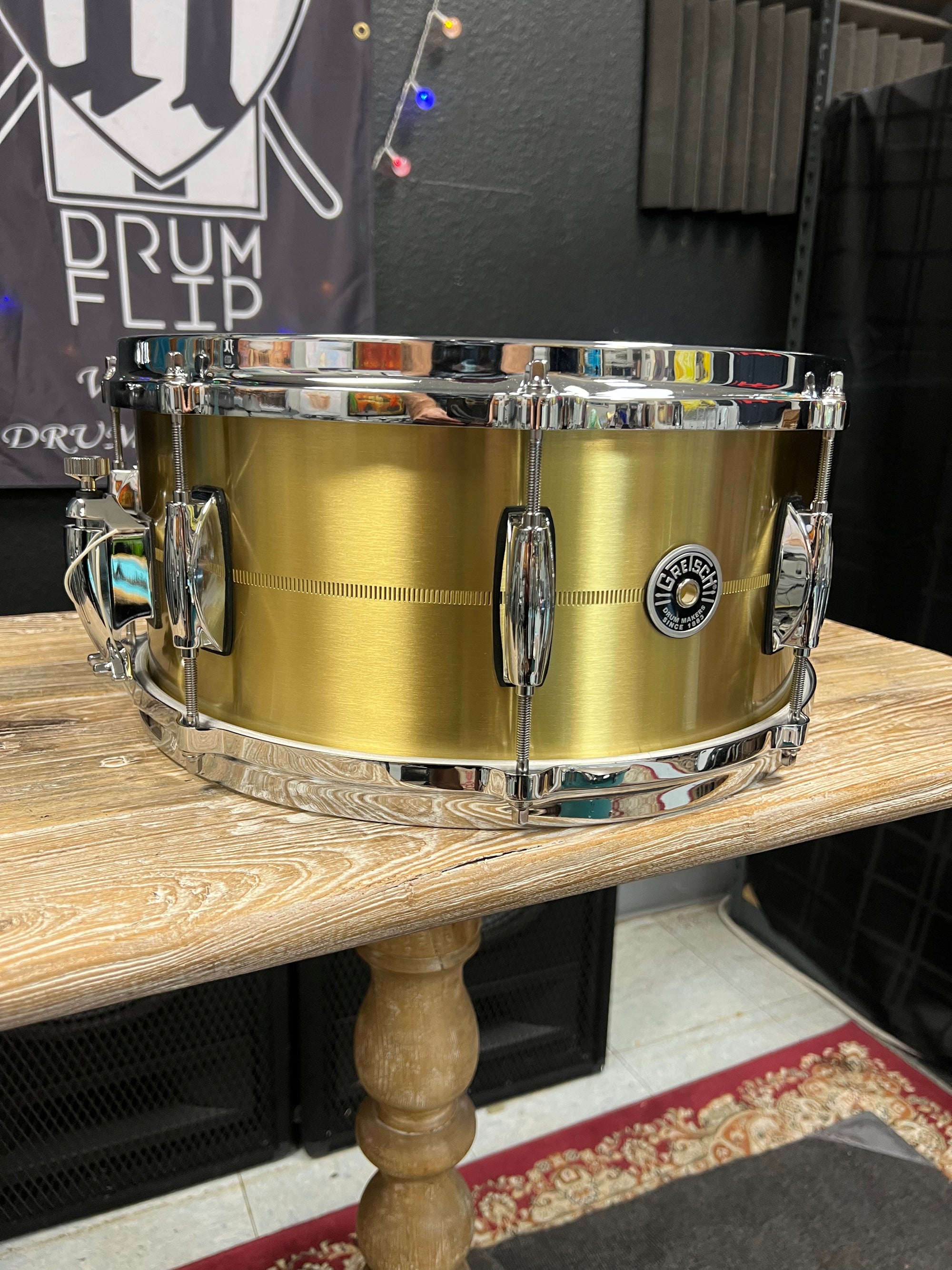 Gretsch Brooklyn 14x6.5” Bell Brass Snare Drum