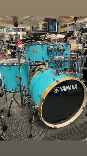 Yamaha Stage Custom Matte Surf Green 5pc Drum Set