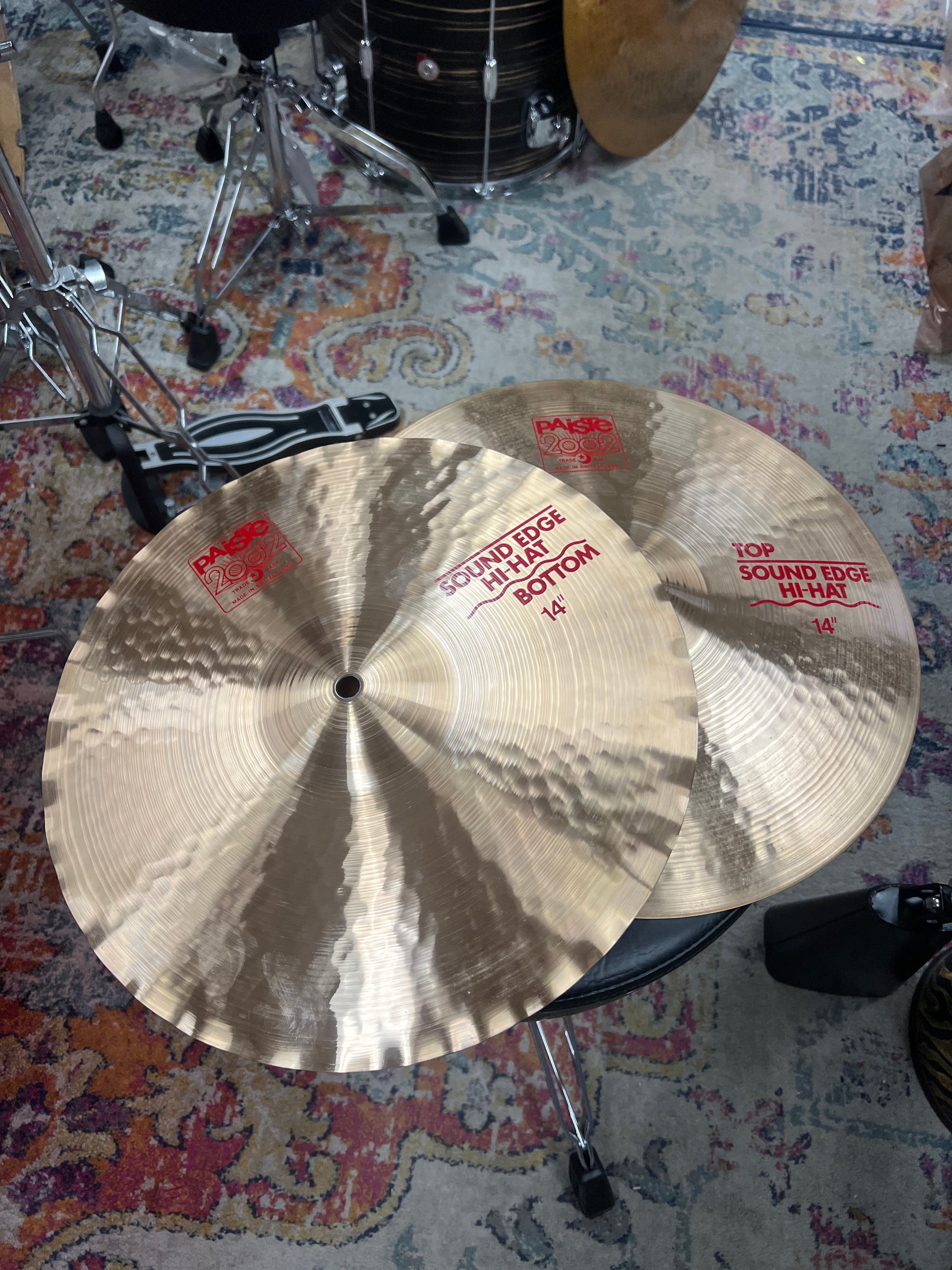 Paiste 14” 2002 Sound Edge Hi Hat Cymbals