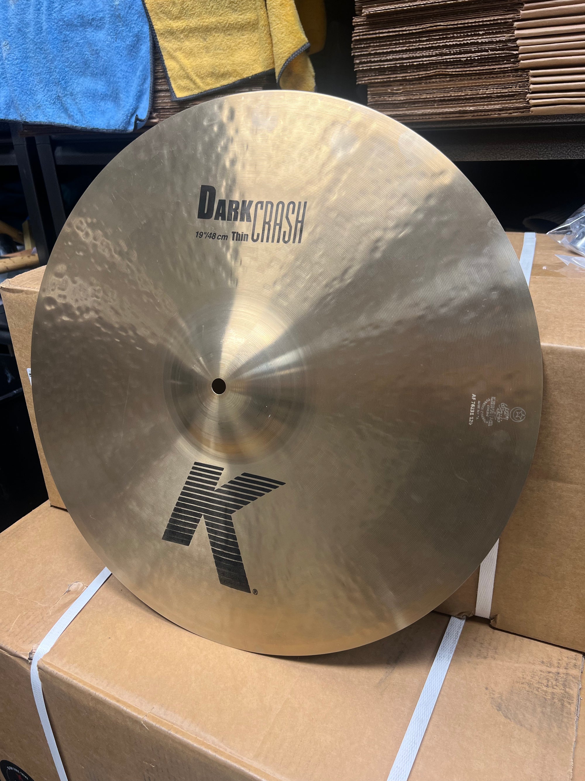 Zildjian 19” K Dark Thin Crash Cymbal