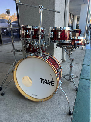 Taye Spotlight Portable Red Drum Set!