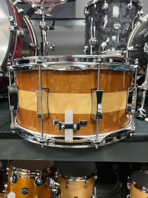 Pork Pie 14x7” Bubinga/Cherry Snare Drum