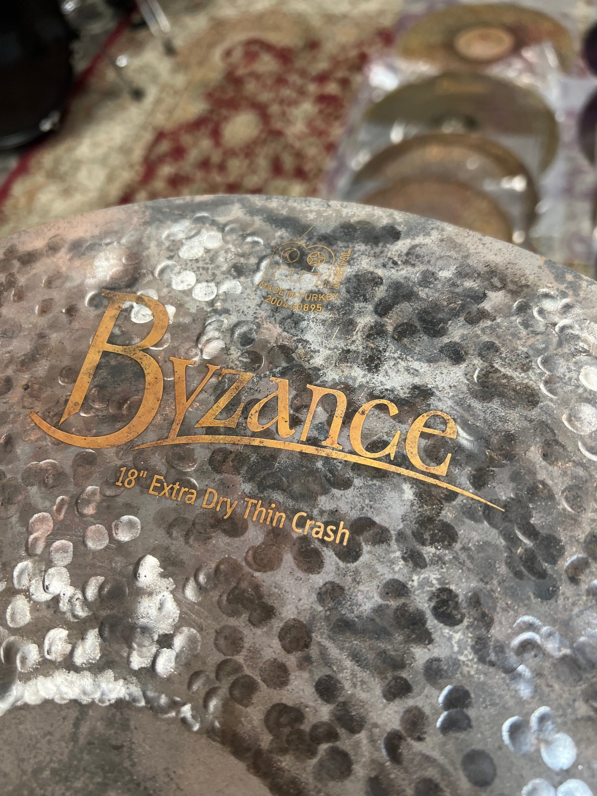 Meinl Byzance 18” Extra Dry Thin Crash Cymbal