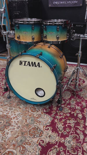 Tama Starclassic Exotic Maple Careibean Blue 4pc Drum Set