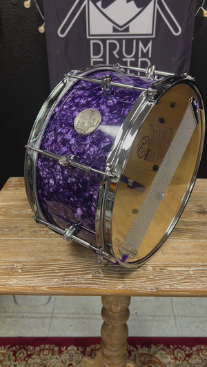 HHG Purple Pearl Snare Drum 14x7”