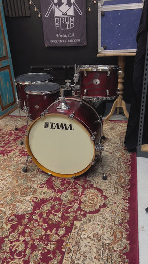 Tama Silverstar 5pc Satin mahogany Drum Set
