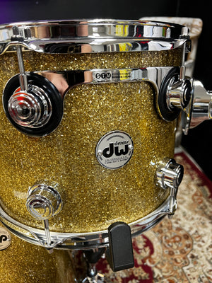 DW Collectors Pure Maple 4pc Gold Glass Drum Set