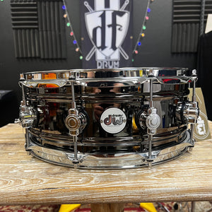 DW Design Black nickel over Brass 14x5.5” Snare Drum