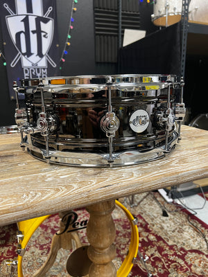 DW Design Black nickel over Brass 14x5.5” Snare Drum