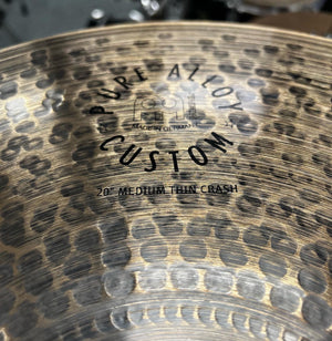 Meinl 20” Pure Alloy Custom Medium Thin Crash Cymbal